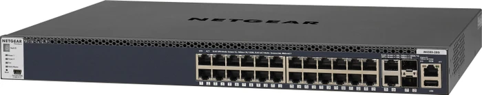 Netgear ProSAFE M4300 Rackmount Gigabit Managed Switch, 26x RJ-45, 2x SFP+