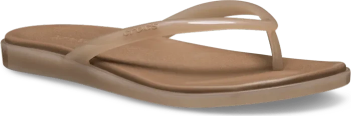 Crocs Miami Round Toe Jelly Flip milk chocolate jelly (Damen)