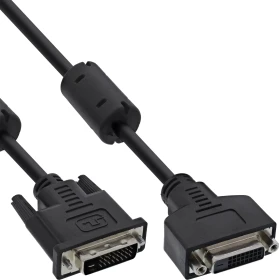 InLine Dual Link DVI Kabelverlängerung mit Ferrit 3m (17763)