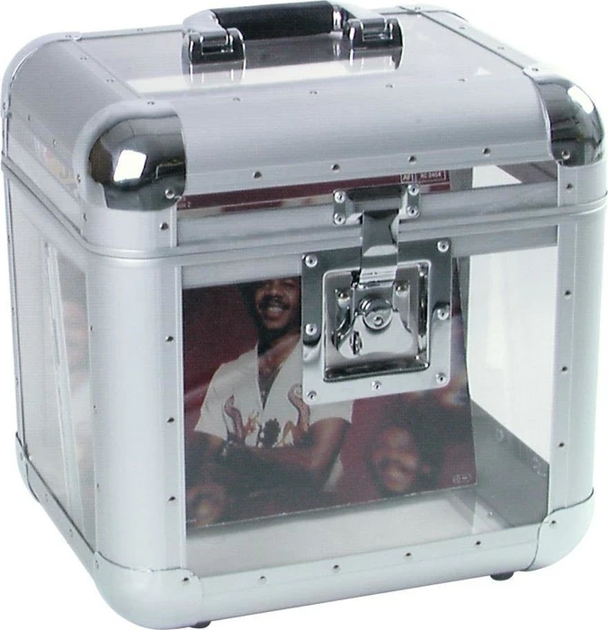 Roadinger Record Case Pro ALU 75/25, abgerundet, acryl