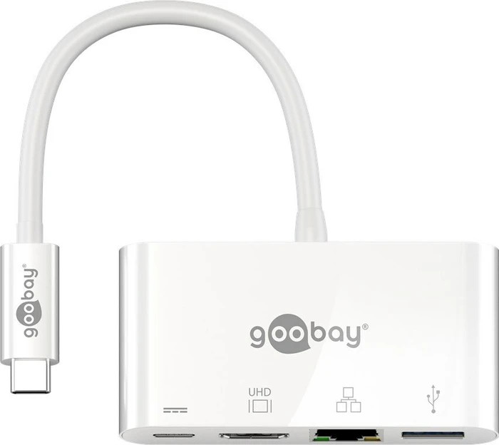 Wentronic USB-C Multiport-Adapter, USB-C 3.0 [Stecker]