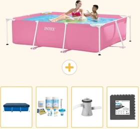 Intex Family Frame Pool rechteckig 220x150x60cm