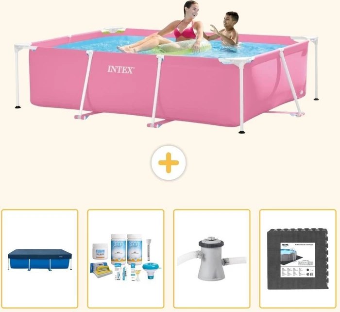 Intex Family Frame Pool rechteckig 220x150x60cm