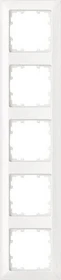 Siemens DELTA line Rahmen 5-Fach, 364x80mm, aluminiummetallic