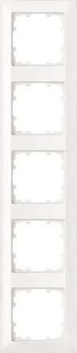 Siemens DELTA line Rahmen 5-Fach, 364x80mm, aluminiummetallic