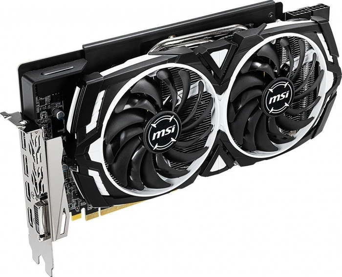 MSI Radeon RX 590 Armor 8G OC, 8GB GDDR5, DVI, 2x HDMI, 2x DP