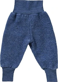 Engel Fleece Hose lang blau melange (Junior)