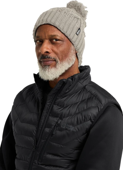 Jack Wolfskin Pompom Beanie pale sand