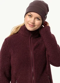 Jack Wolfskin Rib Beanie boysenberry