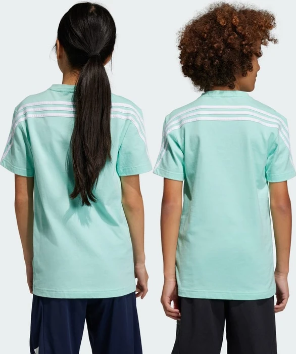 adidas Future Icons 3-Streifen T-Shirt kurzarm easy green/white (Junior)