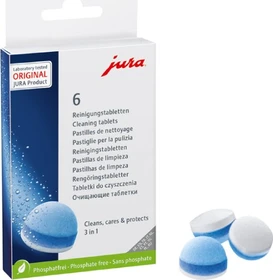 Jura 3-Phasen-Reinigungstabletten,     6 Stück
