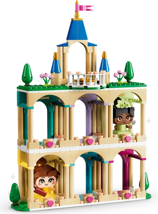 LEGO Disney - Die Mini-Prinzessinnen Belle und Tiana mit ihrem Schloss