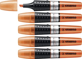 STABILO Luminator orange, 5er-Pack