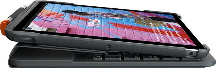 Logitech Slim Folio für iPad 7/iPad 8/iPad 9, schwarz, CH