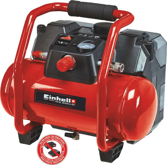 Einhell Expert TE-AC 36/6/8 Li OF Set Akku-Kompressor solo inkl. Zubehör