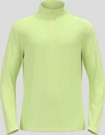 Odlo Berra Mid Layer Half Zip Funktionsshirt langarm shadow lime (Herren)