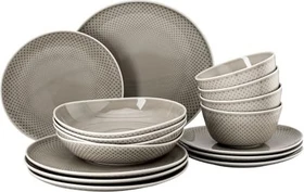 Rosenthal Junto Pearl Grey Porzellan Kombiservice, 16-tlg.