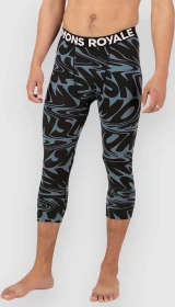 Mons Royale Cascade Merino Hose 3/4 signal lost goblin blue (Herren)