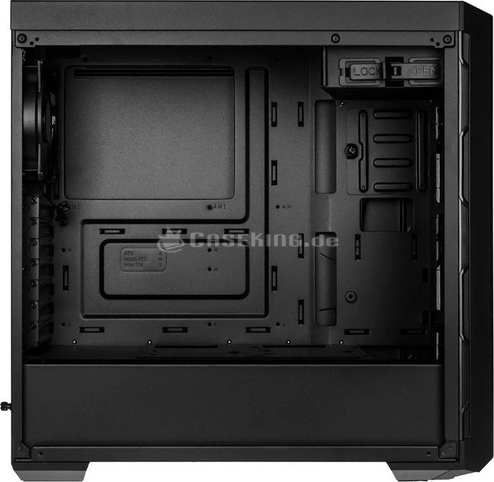 Cooler Master MasterBox MB600L schwarz/grau, Acrylfenster, mit 5.25" Schacht