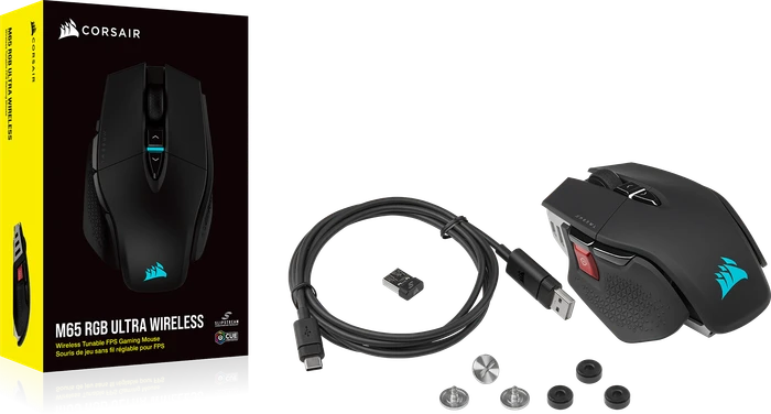 Corsair Gaming M65 RGB Ultra Wireless, USB/Bluetooth