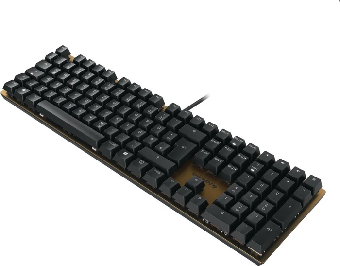 Cherry KC 200 MX, braun/schwarz, MX2A SILENT RED, USB, DE