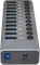 LogiLink USB-Hub mit Ladeanschluss, 10x USB-A 3.0, USB-B 3.0 [Buchse] Vorschaubild
