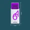 Philips Flash Drive Click Edition 64GB weiß/violett, USB-C, USB 3.2 Gen 1×1 Vorschaubild