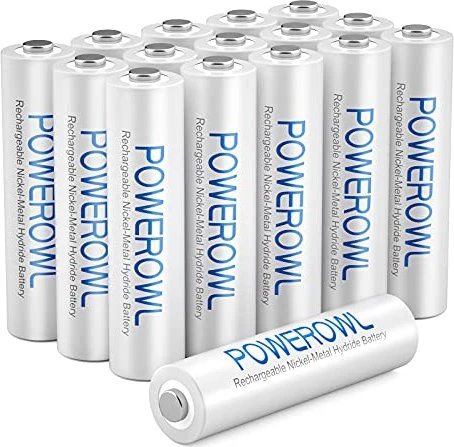 Powerowl Rechargeable Micro AAA 1000mAh, 16er-Pack