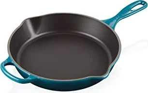 Le Creuset Signature Gusseisen Brat-/Servierpfanne rund hoch 26cm deep teal