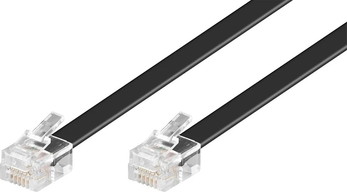 Wentronic Goobay RJ-12/RJ-12 Anschlusskabel, 10m