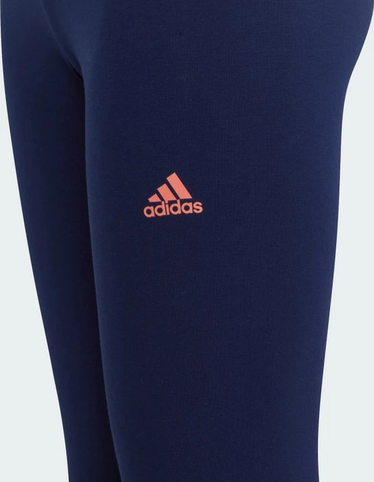 adidas Essentials Linear Logo Cotton Hose lang dark blue/semi coral fusion (Junior)