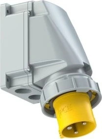 PCE CEE-Wandgerätestecker 63A 3p 4h IP67 POWER TWIST