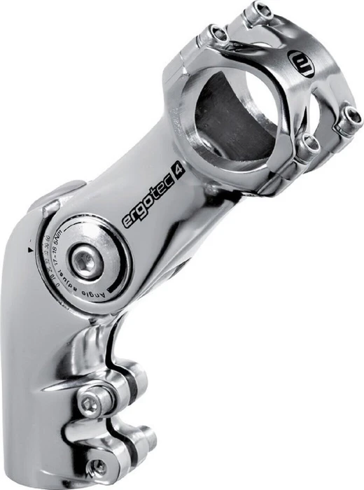 Ergotec Octopus 2 Ahead 50 25.4mm/28.6mm 0° - +60° Vorbau 110mm silber