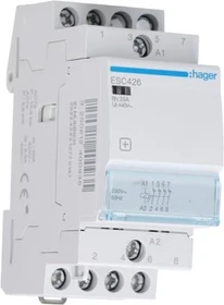 Hager Installationsschütz 25A 4 Öffner 230V