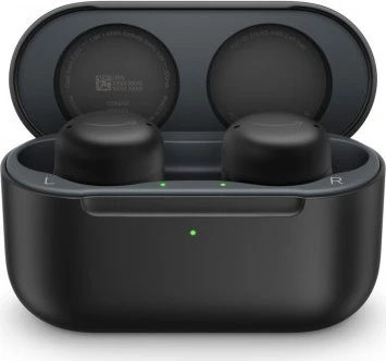 Amazon Echo Buds (2. Gen) mit kabelgebundenem Ladeetui schwarz