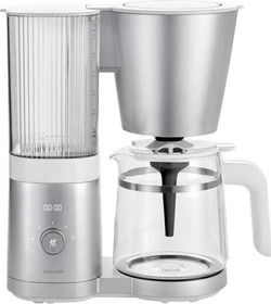 Zwilling Enfinigy Kaffeemaschine 1.5l silber/weiß
