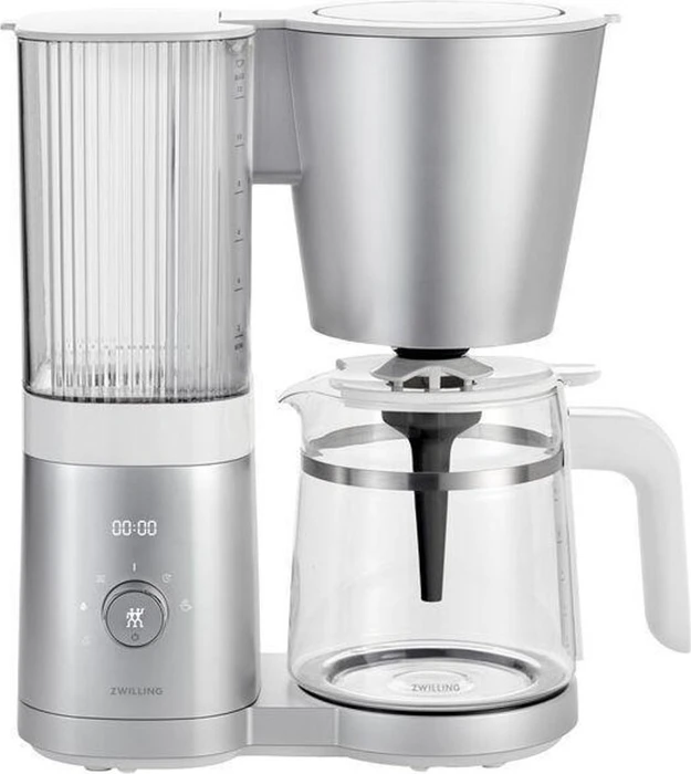 Zwilling Enfinigy Kaffeemaschine 1.5l silber/weiß