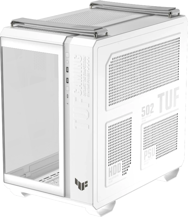 ASUS TUF Gaming GT502 Horizon TG ARGB White, Glasfenster