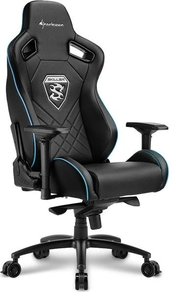 Sharkoon Skiller SGS4 Gamingstuhl, schwarz/blau