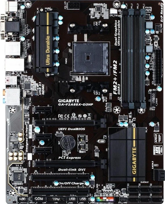 GIGABYTE GA-F2A88X-D3HP (AMD FM2+)