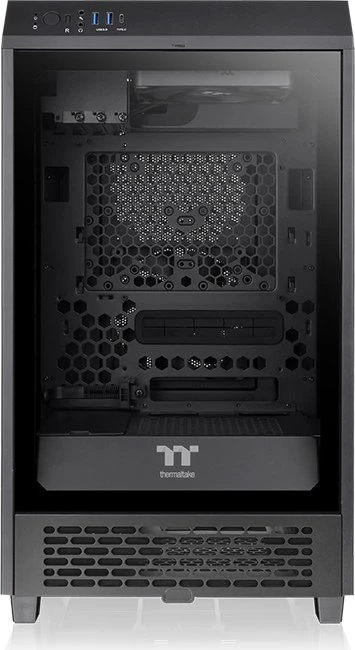 Thermaltake The Tower 200, schwarz, Glasfenster, Mini-ITX