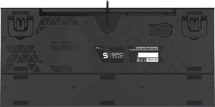 Endorfy SilentiumPC SPC Gear GK650K Omnis Pudding Edition, LEDs RGB, Kailh BLUE, USB, DE