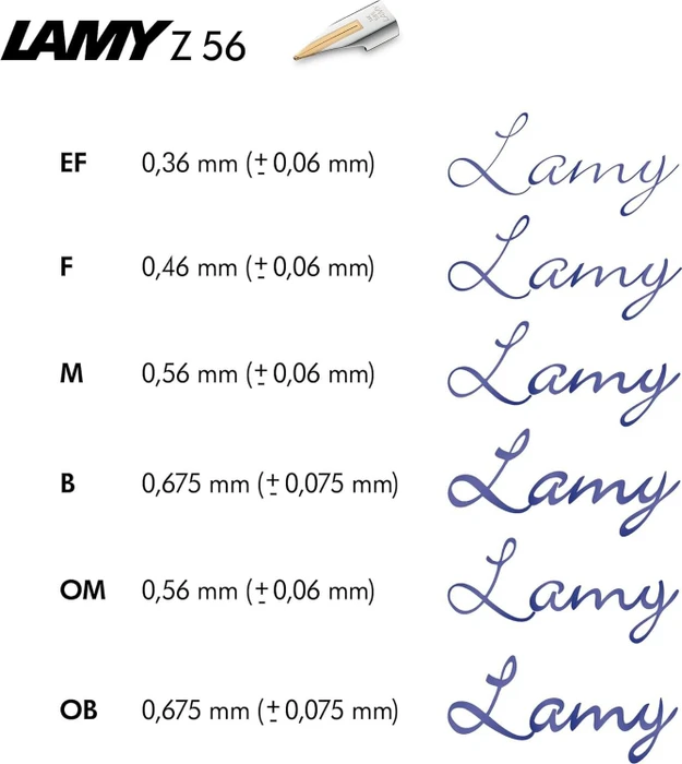 Lamy imporium titanium matt, rechte Hand, abgeschrägt breit