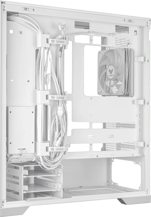 ASUS TUF Gaming GT302 ARGB, weiß, Glasfenster
