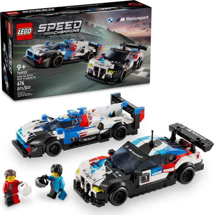 LEGO Speed Champions - BMW M4 GT3 & BMW M Hybrid V8 Rennwagen