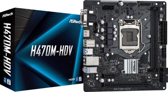 ASRock H470M-HDV (Intel 1200)