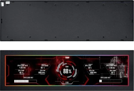 Lian Li Universal Screen, Hardware Monitor, schwarz, 8.8"