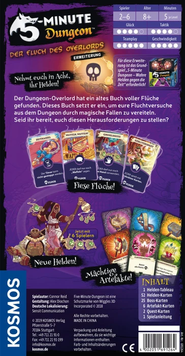 5-Minute Dungeon - Der Fluch des Overlords (Erweiterung)