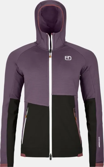 Ortovox Fleece Rib Hoody Funktionsjacke wild berry (Damen)