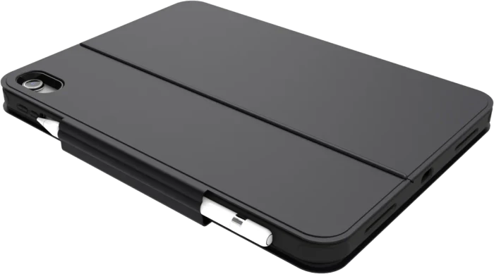 Deqster Smart Combo Touch Keyboard für iPad 11 A16/iPad 10, schwarz, DE